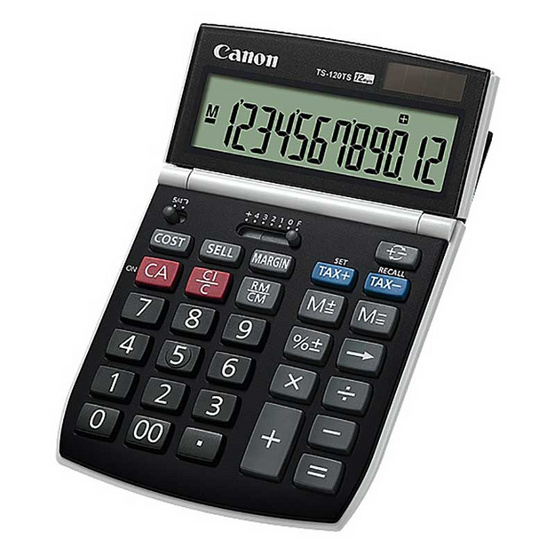 เครื่องคิดเลขตั้งโต๊ะ 12 หลัก Canon # TS-120TS