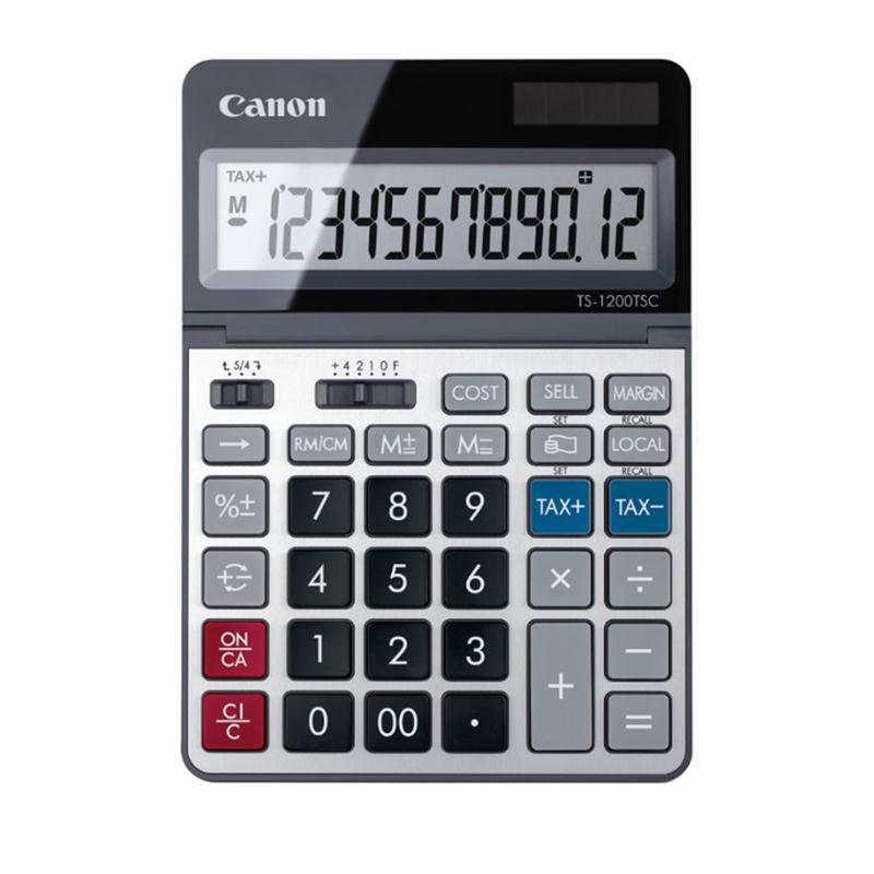 เครื่องคิดเลขตั้งโต๊ะ 12 หลัก Canon # TS-1200TSC