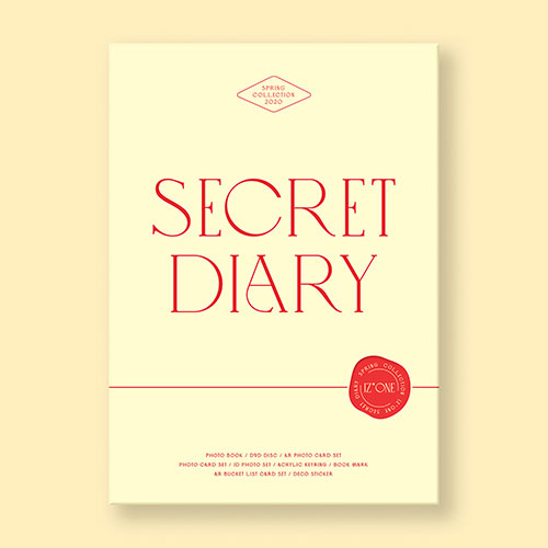 IZ*ONE SECRET DIARY (PHOTOBOOK PACKAGE) + Poster