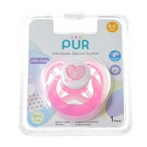 PUR จุกหลอกทันตพัฒนา รุ่น Ventilated สำหรับเด็ก 0-6 เดือน