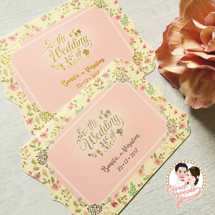 การ์ดแต่งงานวินเทจ