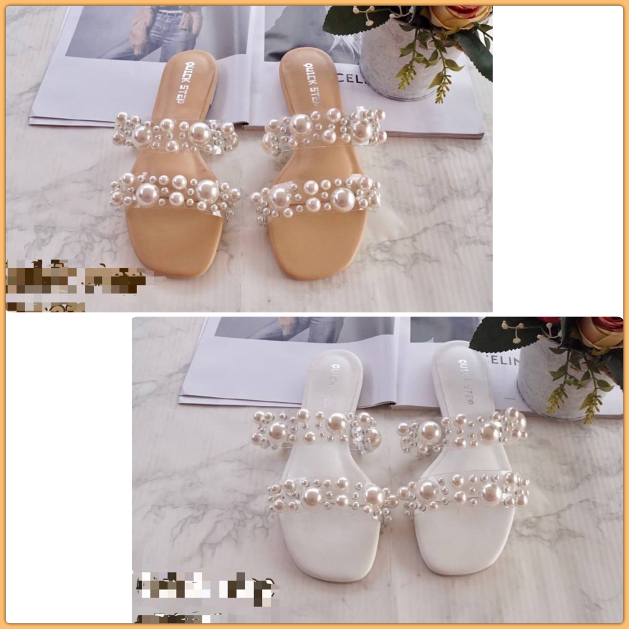 สินค้าขายดีพร้อมส่งค่า รองเท้างานสวยมาแล้วค่า details รองเท้าแฟชั่นน้องมุขมาใหม่คะ งานน่ารักมากค่ะ งานทรงสวย ใส่ง่าย จะใส่ไปเที่ยวทะเล 🏖⛱ก็น่ารักค่าสาวๆไม่ควรพลาดเลยค่า