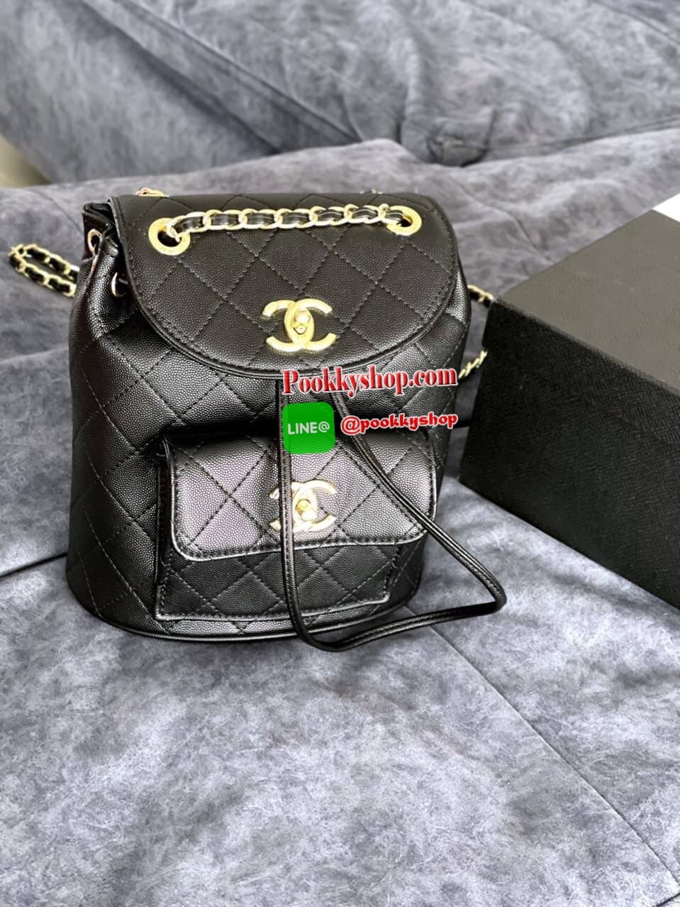 Chanel Backpack Caviar Small SIZE AND FIT