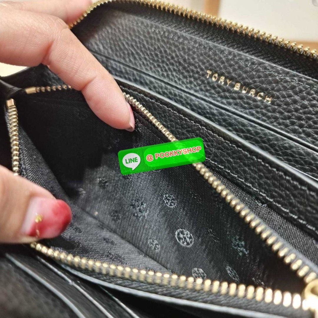 🔆 Model TORY BURCH THEA MULTI GUSSET ZIP CONTINENTAL WALLET 🔆 Details กระเป๋าสตางค์ใบยาวเบสท์เซลเลอร์ ขนาดกำลังพอเหมาะ ดีไซน์เรียบหรู รูดเปิด-ปิดด้วยซิป ภายในแบ่งสัดส่วนไว้ดี ใส่บัตรได้เยอะ ใส่ธนบัตรได้ มีช่องซิปแยกใส่เหรียญได้หรือจะใส่โทร