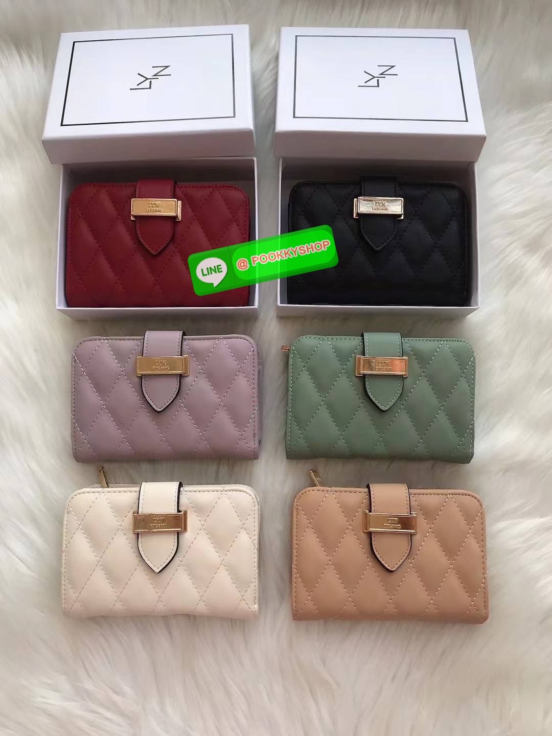 กระเป๋าสตางค์ Lyn ใบกลาง คอลใหม่