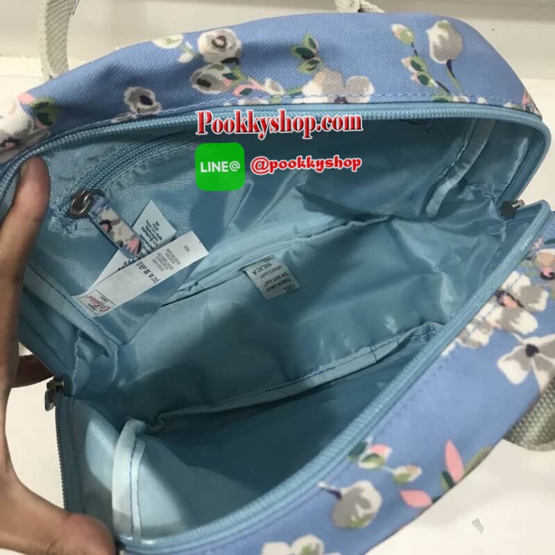 Best Seller Cath Kidston Multi Strap Backpack เป้สุดฮิตกลับมาแล้วคร่า คราวนี้เป็นทรงมินิสุดน่ารัก มีหูหิ้วที่ด้านบน มี หลายลายให้เลือกค่ะ สวยน่ารักทั้งหมดเลยยย ด้านหน้ามีช่องซิปใส่ของจุกจิก ด้านในขนาดกำลังดี ตัวกระเป๋าน้ำหนักเบาแต่รับน้ำหนักใส่ของได้เยอะค