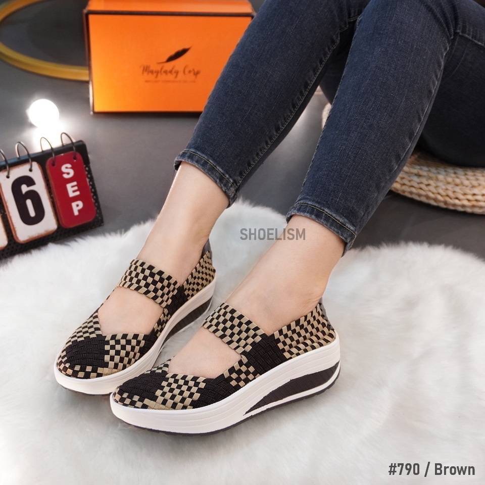 รองเท้าผ้าใบ ดีไซน์โดดเด่น งานทูโทน ใส่สบายสุด ระบายอากาศได้ดี น้ำหนักเบา มีความยืดหยุ่น เดินสบายไม่มีสะดุด บอกเลยต้องมี!!