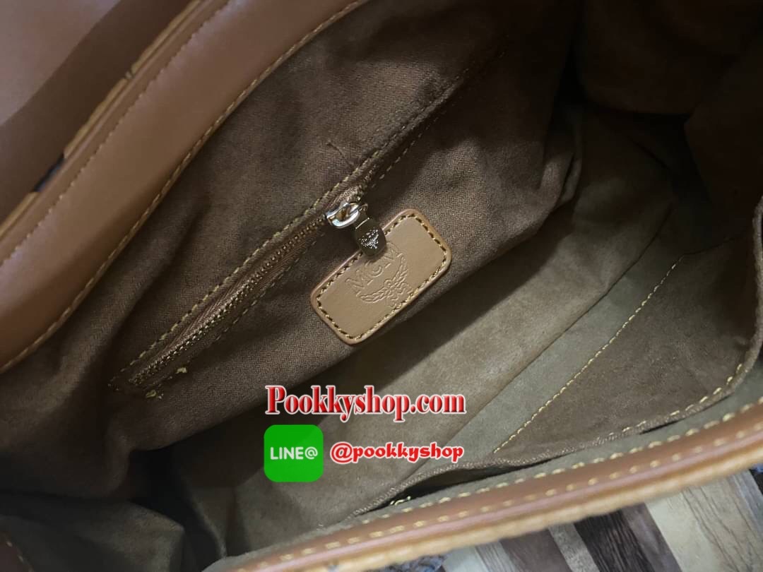MCM Messenger & Shoulder Bags แถมพวงกุญแจกระจกกระต่าย กล่อง กระเป๋าใส่เหรียญ