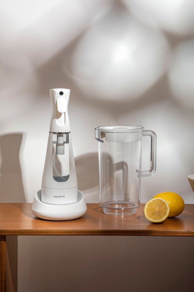 Ruhens เครื่องผลิต สเปรย์ฆ่าเชื้อไวรัส แบคทีเรีย เครื่องผลิตน้ำ อิเล็คโตรไลท์ สำหรับฆ่าเชื้อโรค พร้อมเหยือกในเซ็ท Sanitising Water