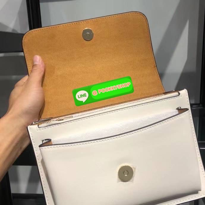 KLARE CROSSBODY WITH Flowers EMBROIDERY IM/CHALK MULTI Smooth leather| Inside zip and multifunction pockets| Snap closure, fabric lining| Outside slip pocket| Strap with 22" drop doubles up for three ways to wear: short or long on the shoulder or cro