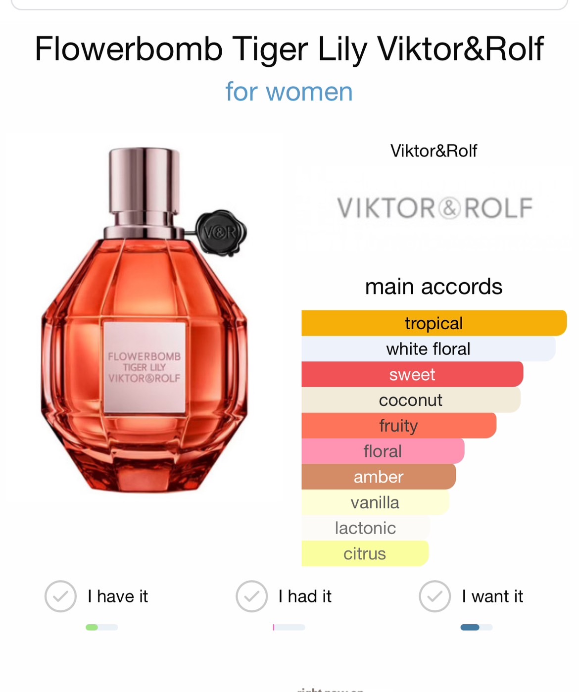 น้ำหอม ViktorandRolf Flowerbomb Tiger Lily edp