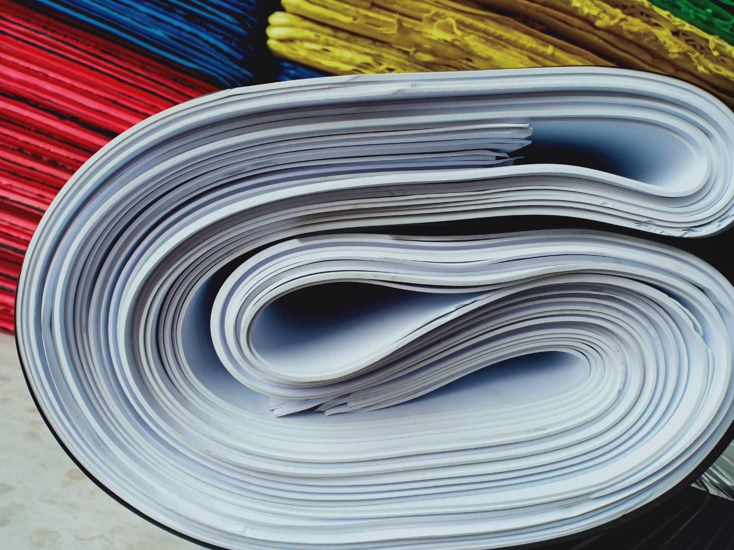 แผ่นยาง eva สีขาว หนา 2 มม.