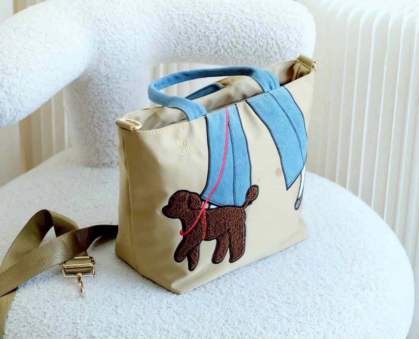 กระเป๋าผ้า Miszapatos แบรนด์ที่ญี่ปุ่นฮิตมาก ดีไซน์น่ารัก วัสดุผ้าไนล่อน เกรดหนา สามารถกันน้ำกันฝุ่นได้