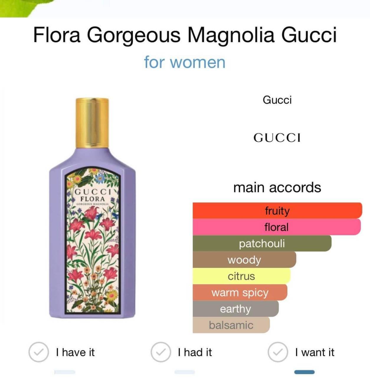 น้ำหอม Gucci Flora Gorgeous Magnolia EDP