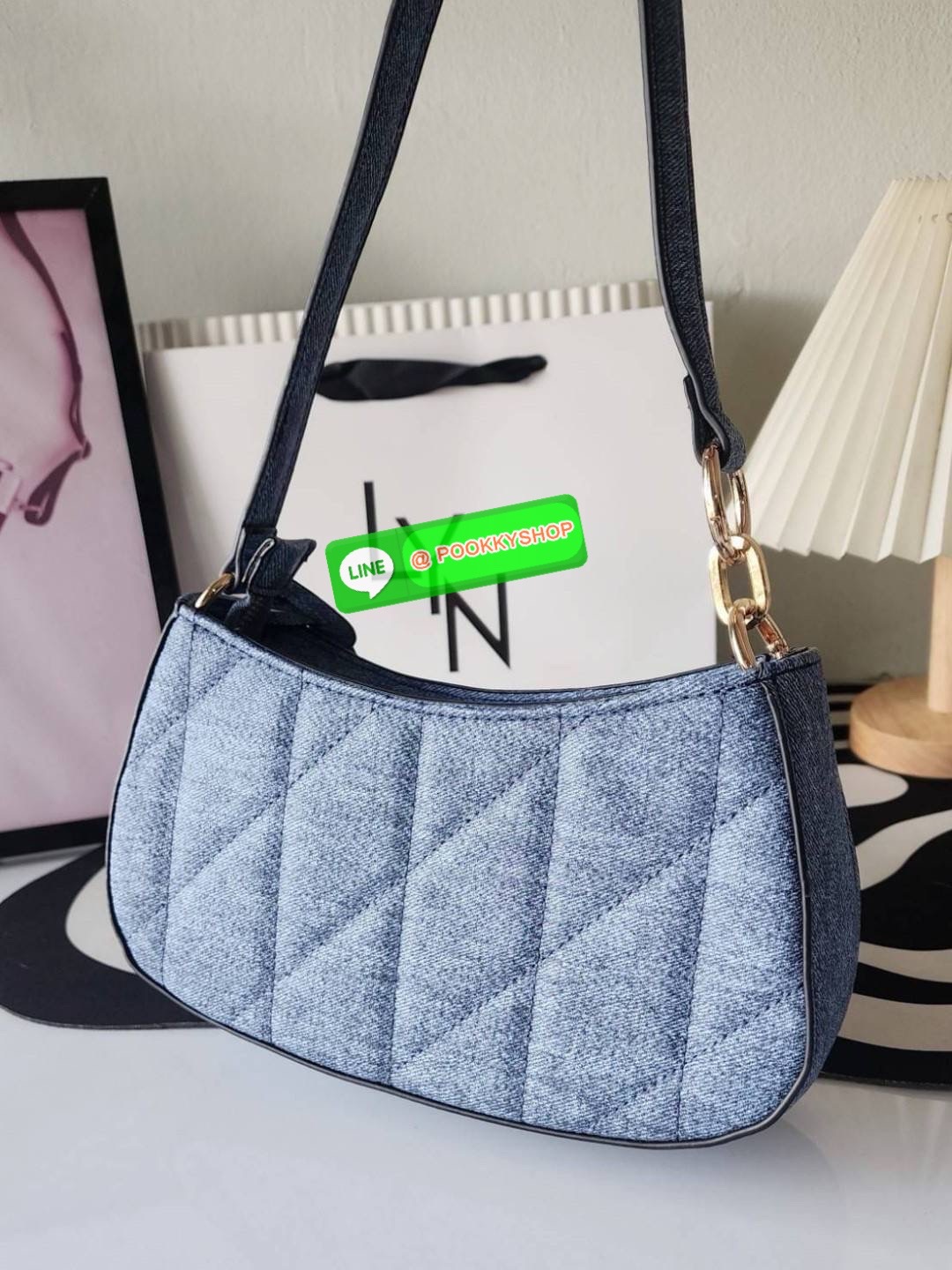 Lyn แท้ Outlet กระเป๋าลิน Lyn คล้องไหล่ได้ สะพายข้างได้