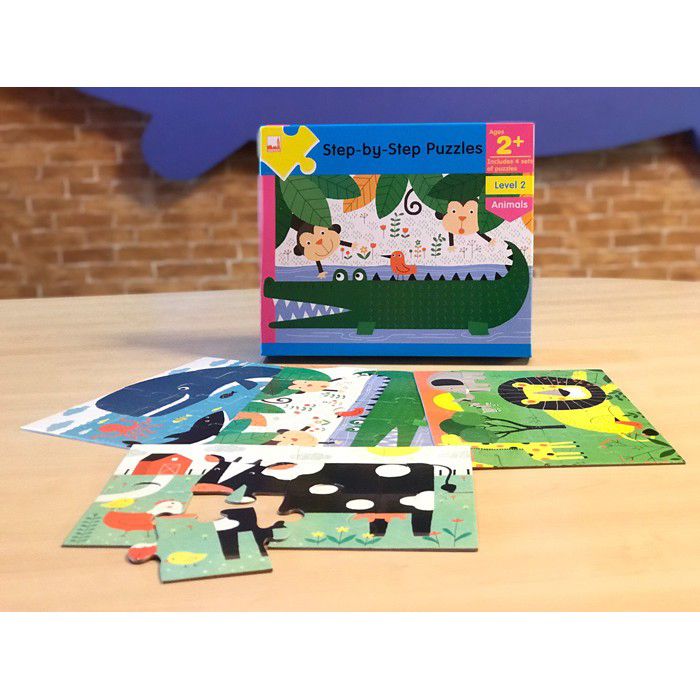 Dickens Step By Step Puzzle จิ๊กซอว์เด็ก ของเล่นเสริมพัฒนาการ