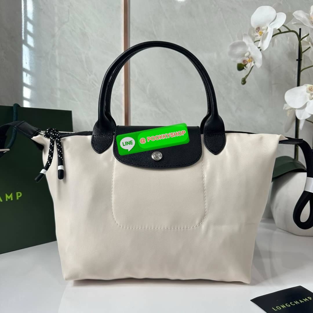LONGCHAMP LE PLIAGE ENERGY MEDIUM HANDBAG 🔖กระเป๋าสะพายไหล่/ถือ คอลเลคชั่นใหม่สไตล์เรียบหรู ขนาดกลางจุของได้เยอะ
