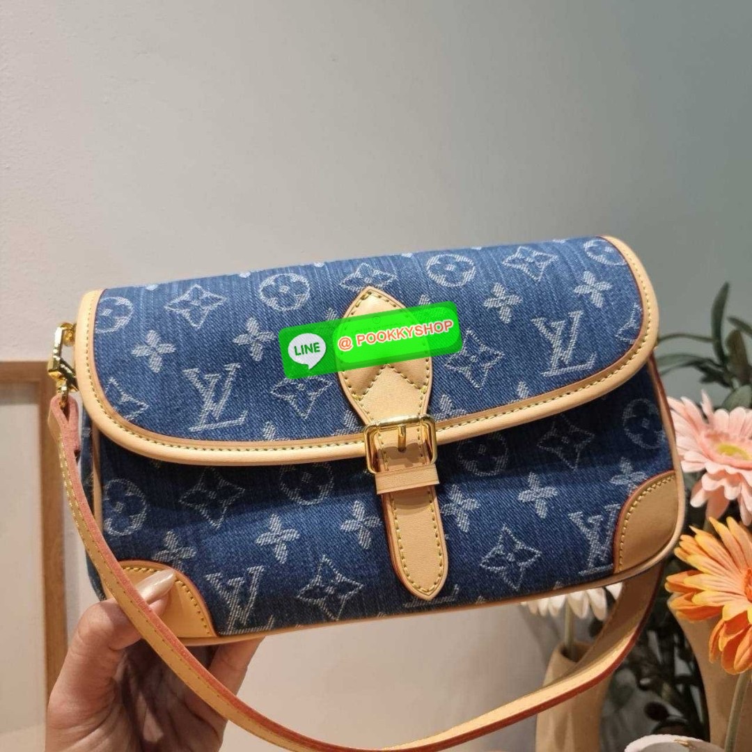 LV diane monogram denim bag 🔆 Details กระเป๋ามัลติฟังก์ชั่นสุดคุ้มจากเคาน์เตอร์ dutyfree ดีไซน์ใหม่ ออกมาได้น่ารักน่าใช้มากๆ สียีนส์สวยมีเสน่ห์