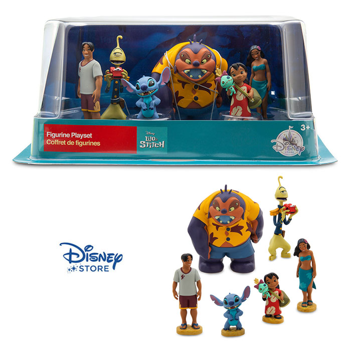 ฮ Lilo & Stitch Figure Play Set ของแท้ นำเข้าจากอเมริกา