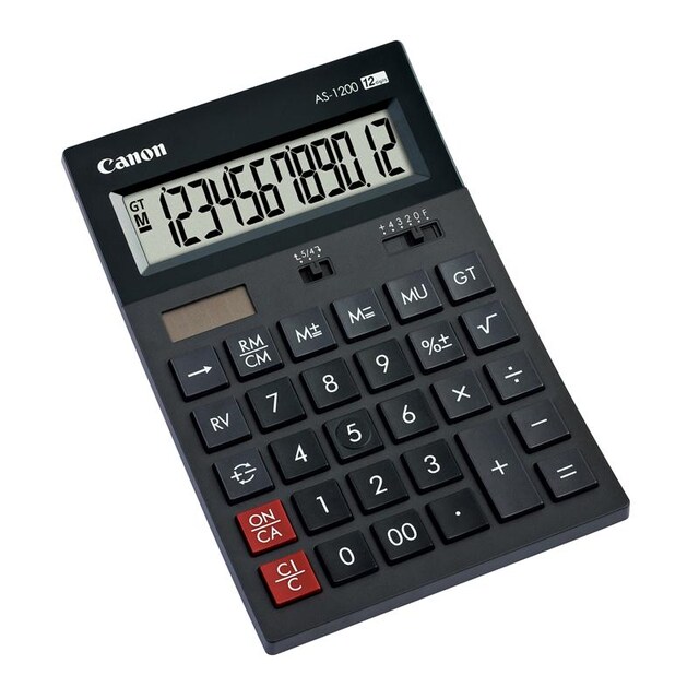 เครื่องคิดเลขตั้งโต๊ะ 12 หลัก Canon # AS-1200