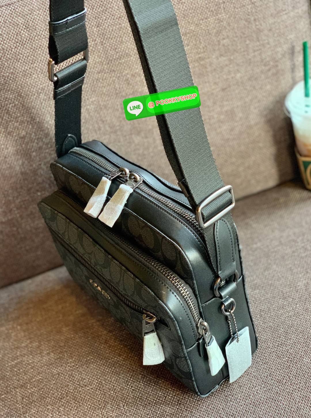 COACH WEST CAMERA BAG IN SIGNATURE ((91485)) ðšāļāļĨāļąāļāļĄāļēāļāļēāļĄāļāļģāđāļĢāļĩāļĒāļāļĢāđāļāļāļāđāļēāļē! āļāļĢāļ°āđāļāđāļēāļŠāļ°āļāļēāļĒāļāļđāđāļāļēāļĒ((āļāļđāđāļŦāļāļīāļāļāđāđāļāđāļŠāļ§āļĒāļāļĩāđāļāļĩāļĒāļ§āļāđāļ°ð)) āļŦāļāļąāļāđāļāđ āđāļĨāļ°āļŦāļāļąāļCanvasāļŠāļ§āļĒāļāđāļ° āļĄāļĩāļāđāļāļāļāļīāļāļŦāļāđāļē//āļāđāļāļāļāļīāļāļāļĨāļēāļāļāļ§āđāļēāļ//āļāđāļāļāļŦāļĨāļąāļāđāļāļāļāļīāļāļāļđāđ āđāļŠāđāļŠāļąāļĄāļ āļēāļĢāļ°āđāļāļāļĢāļ°āļāļģāļ§āļąāļāđāļāđāđāļĒāļāļ°;āļāļĢāđāļāļĄāļāđāļāļāđāļĨ