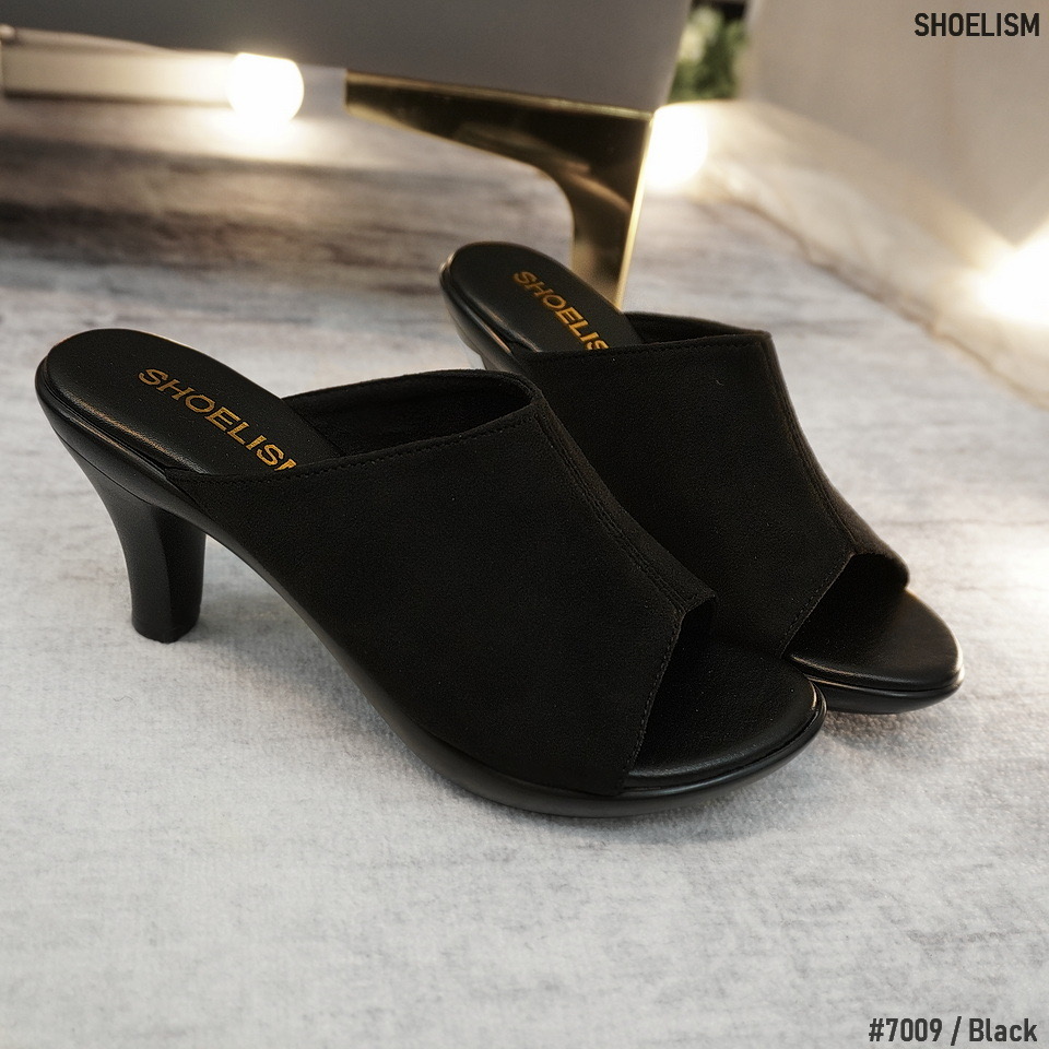 พร้อมส่งมากค่า!! รองเท้าส้นสูงผ้าสักหลาด เรียบหรู สวยทุกองศา เป๊ะทุกมุม พร้อมส่ง 4 สี บอกเลยว่าสวยทุกสีเลยค่าาา...