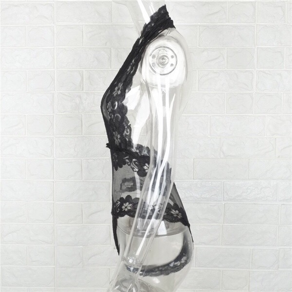 ชุดเซ็กซี่ ชุดวันพีซ เต็มตัว ผ้าซีทรู ขอบเล่นลายลูกไม้ สีดำ ผ้านุ่ม ใส่สบาย สวยเซ็กซี่ และเปรี้ยวจี๊ดส์มากๆ คะ ขนาด free size (เนื้อผ้ายืดหยุ่นได้มากเลยคะ)