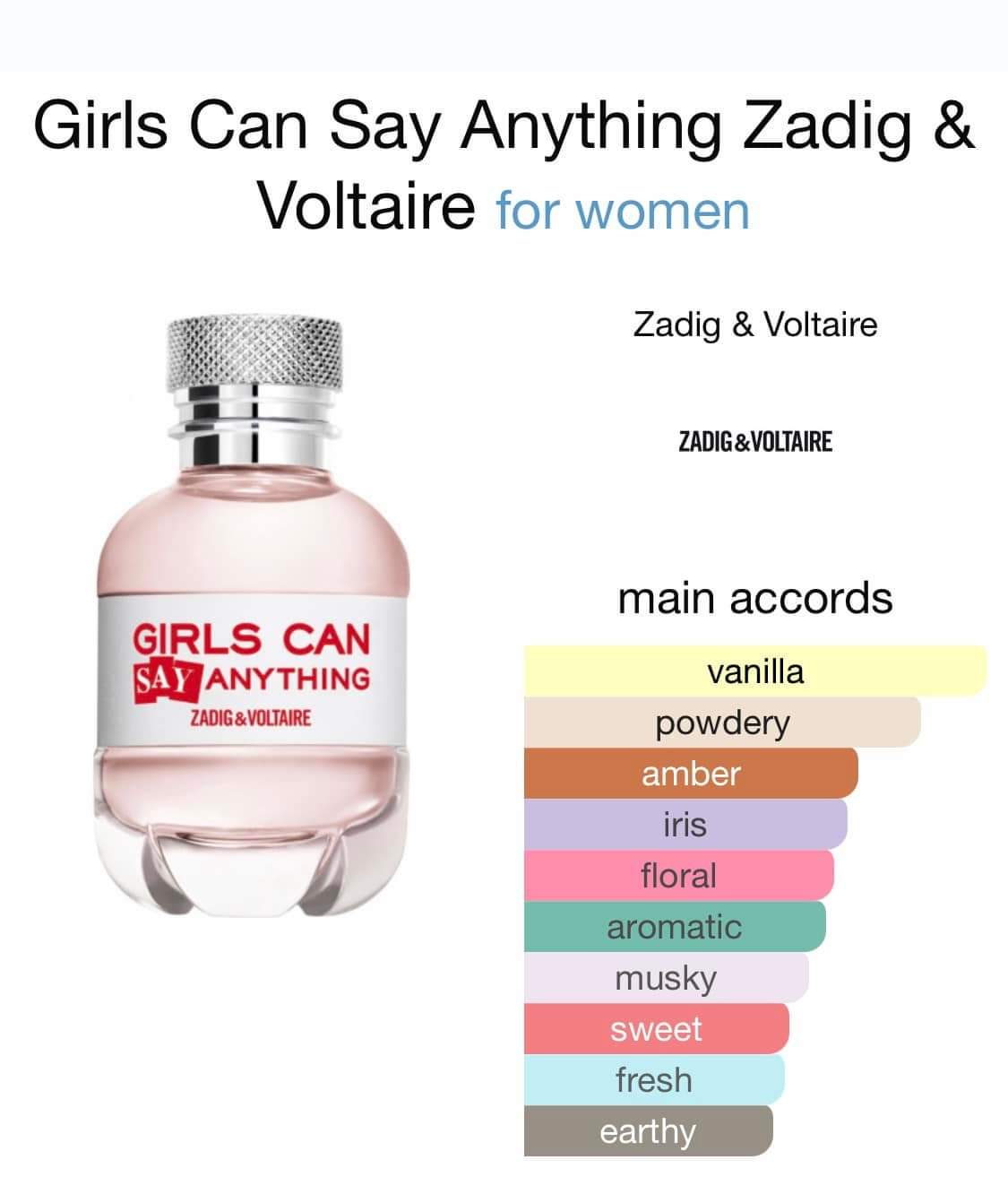 น้ำหอม Zadig & Voltaire Girls Can Say Anything EDP 90ml