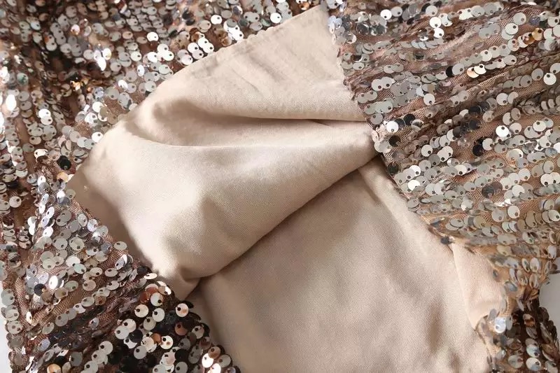 ชุดเดรส ชุดปักเลื่อมทอง Brand Forever แท้ งานสวย หรูหรามากคะ Size S/M/L