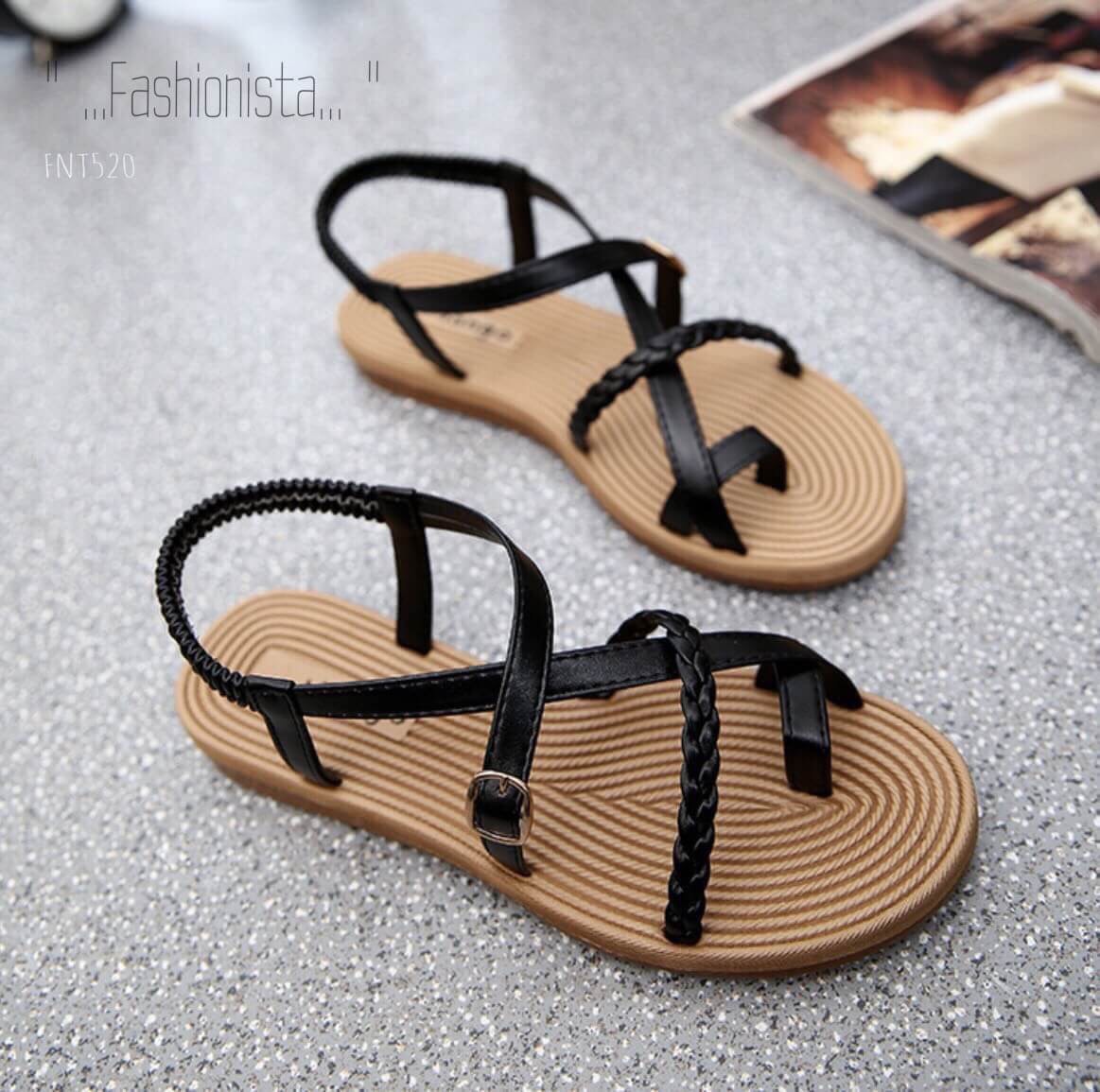 TOE POST BEACH SANDALS สินค้าขายดีพร้อมส่ง รองเท้าแตะคีบแบบรัดส้นยางยืด สไตล์ลำลอง สวมใส่ชิวๆสบายๆ วัสดุหนัง pu เนื้อหนานุ่มไม่บาดเท้าดีไซน์สานไขว้หน้า cutting สวยประณีตขึ้นทรงไม่เหี่ยวย่น กระชับ น้ำหนักเบา พื้นยางพารายืดหยุ่นตามการเดิน ทรงเปลือยเท้าเก๋ไก