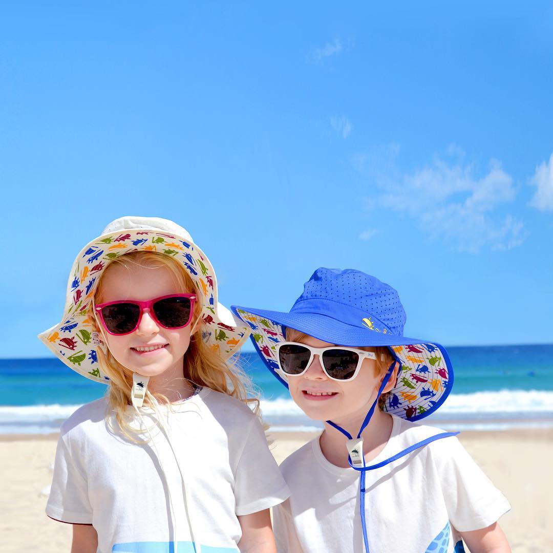 SunGlade หมวกกันเเดด กัน UV สำหรับเด็ก UV Camping Hat