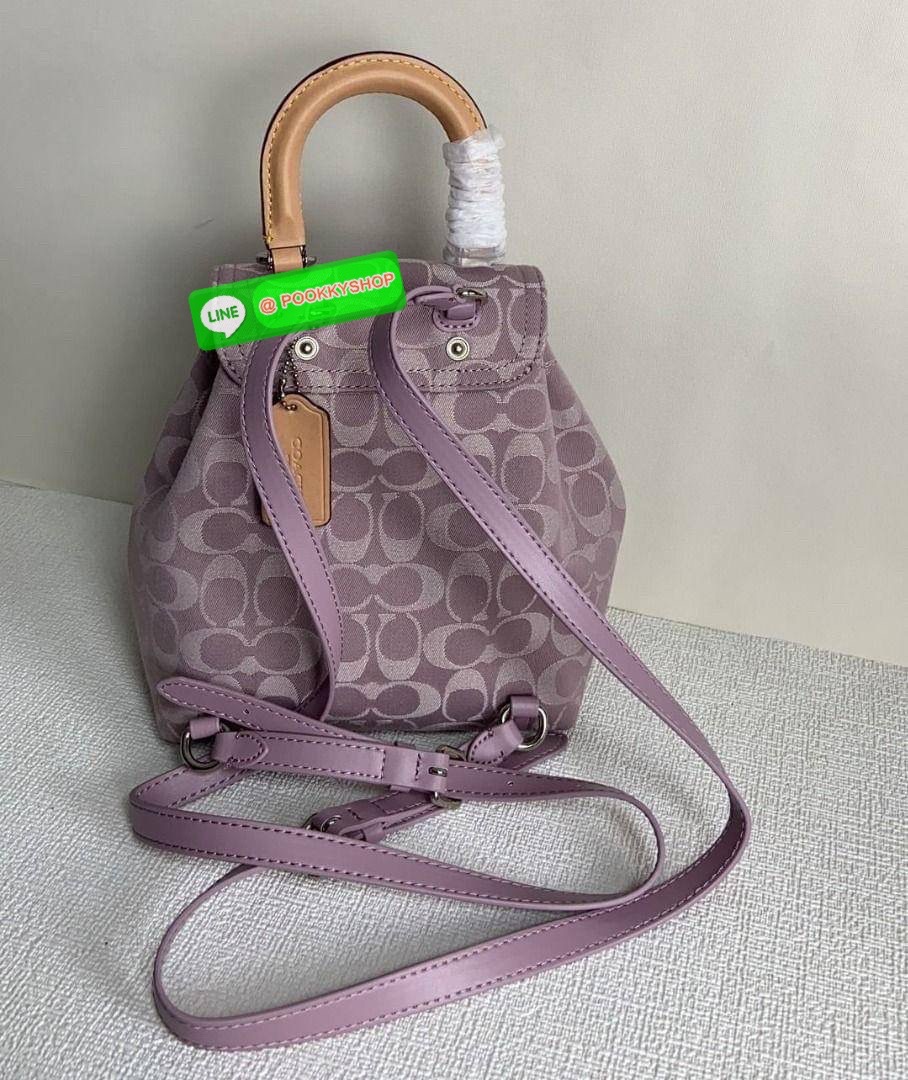 Coach Riya Backpack 21 Women Backpacks Shoulder Bag with Full Set of Coach Package