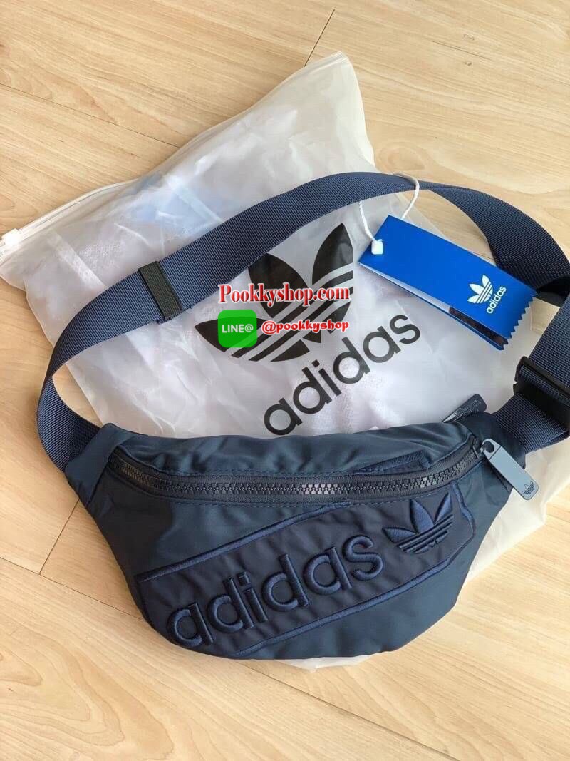 💕Adidas Originals กระเป๋า Funny Bum Bag (DV0224) กระเป๋าสะพายคาดอกหรือคาดเอวสไตล์สปอร์ต วัสดุNylon Polyester น้ำหนักเบา ใช้งานง่ายสะดวก มีช่องซิปใช้งาน2ช่อง ทั้งด้านหน้าและด้านหลัง สายปรับได้ยาวถึง105cm ดีเทลสวยๆเป็นโลโก้ปักลายแบรนด์แบบตัวนูนด้านห