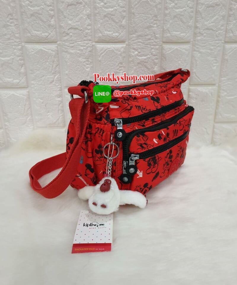 พร้อมส่ง KIPLING CROSSBODY BAG กระเป๋าสะพายพิมพ์ลายมิกกี้สีสันสดใส จุดเด่นมีช่องซิปหลายช่อง จุของได้เยอะและเป็นสัดส่วน มาพร้อมกับสายสะพายที่สามารถปรับระดับได้ จะสะพายข้างหรือสะพายแบบเฉียงก็ดูดีนะคะ รุ่นนี้ขอแนะนำเลยค่าาา