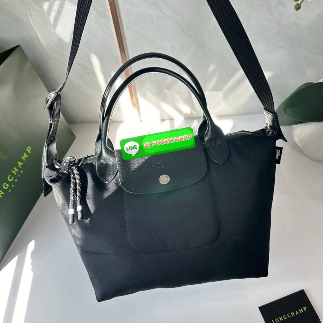 LONGCHAMP LE PLIAGE ENERGY MEDIUM HANDBAG 🔖กระเป๋าสะพายไหล่/ถือ คอลเลคชั่นใหม่สไตล์เรียบหรู ขนาดกลางจุของได้เยอะ