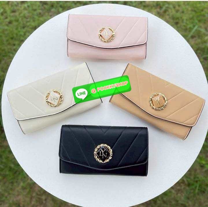 กระเป๋าสตางค์ลิน Lyn ใบยาว คอลใหม่