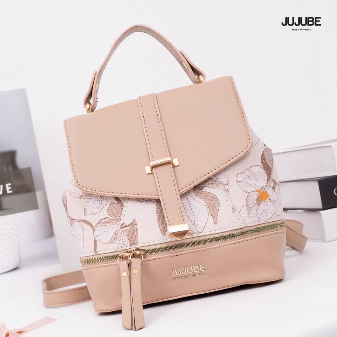 พร้อมส่ง เป้หนัง JUJUBE แบรนด์แท้ รุ่นใหม่ เป้ได้+สะพายข้างได้ ภายในกว้างจุของได้เยอะ