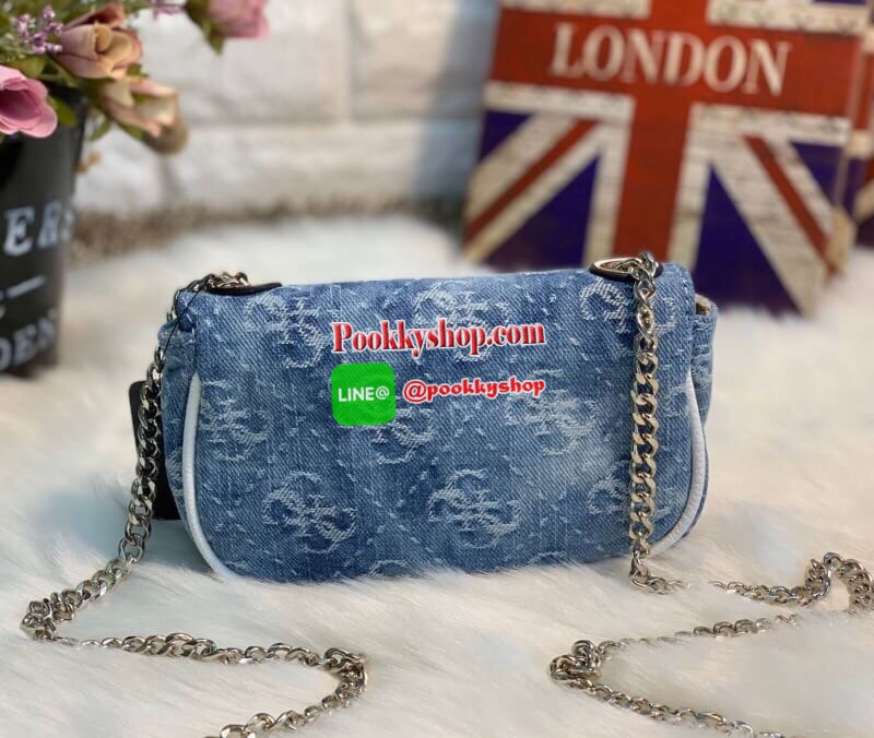 New arrival Recommended !! GUESS VINTAGE MINI CROSSBODY BAG รุ่นแนะนำ ห้ามพลาดค่ะ!! กระเป๋าสะพายครอสบอดี้ร์//สะพายข้าง ขนาดกระทัดรัด ✔️สีดำ//น้ำตาล//ส้มโอโรส วัสดุผ้าแคนวาส ทอลายแบรนด์ทั้งใบ ✔️สีฟ้ายีนส์เดนิมฟอก ทอลายแบรนด์ทั้งใบ ด้านหน้ามีอ