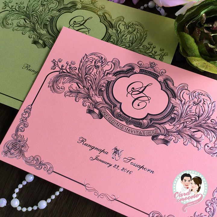 การ์ดแต่งงานพรีเมี่ยม คลาสสิค
