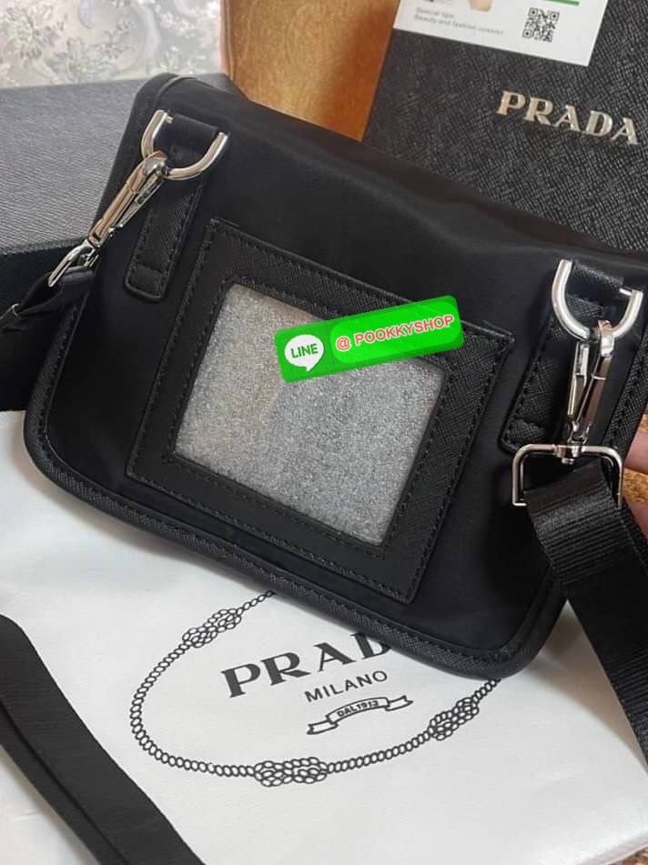 Prada logo-plaque smartphone holder 7”