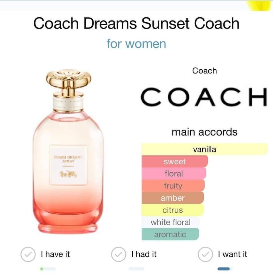 น้ำหอม Coach Dream Sunset EDP 90ml.