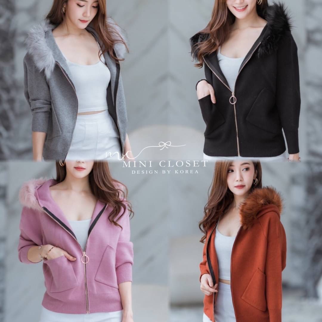 งานขายดี บอกเลยใส่ได้ตลอด สินค้าถ่ายจากงานจริง คุณภาพดีเฟอร์แน่นๆนุ่มๆมีฮู้ด ขนเฟอร์ถอดออกได้ มีซิปหน้า เป๋าข้าง บอกเลยห้ามพลาดค่ะ