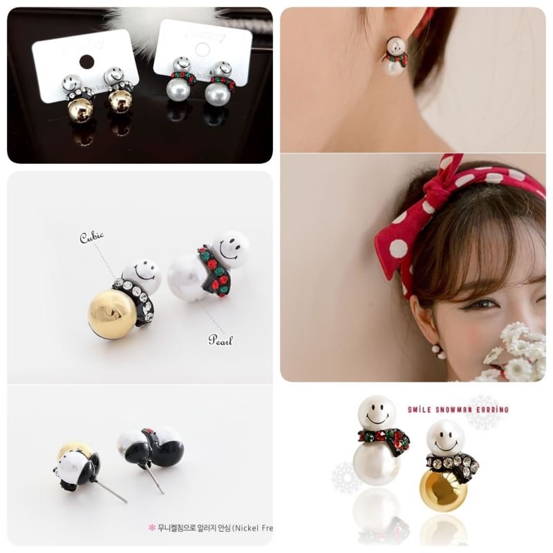 Merry Christmas Earring งานน่ารัก ใส่ค้อนรับคริสมาสที่กำลังจะมาถึงคร่า น่าร๊ากกกมากๆๆๆ
