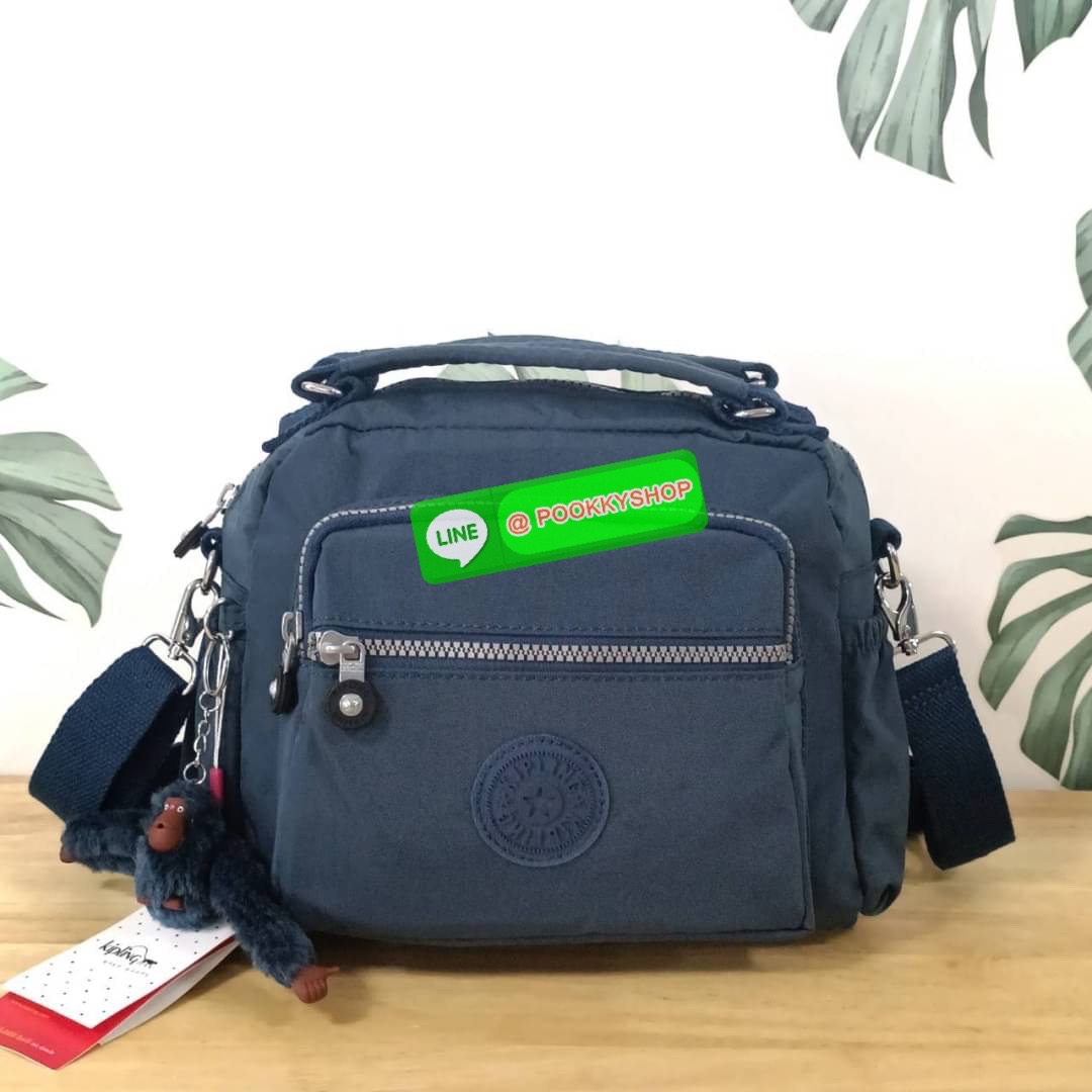 KIPLING Square Handbag & Shoulder bag กระเป๋าถือหรือสะพายข้าง ขนาดกลาง วัสดุ Polyester 100%