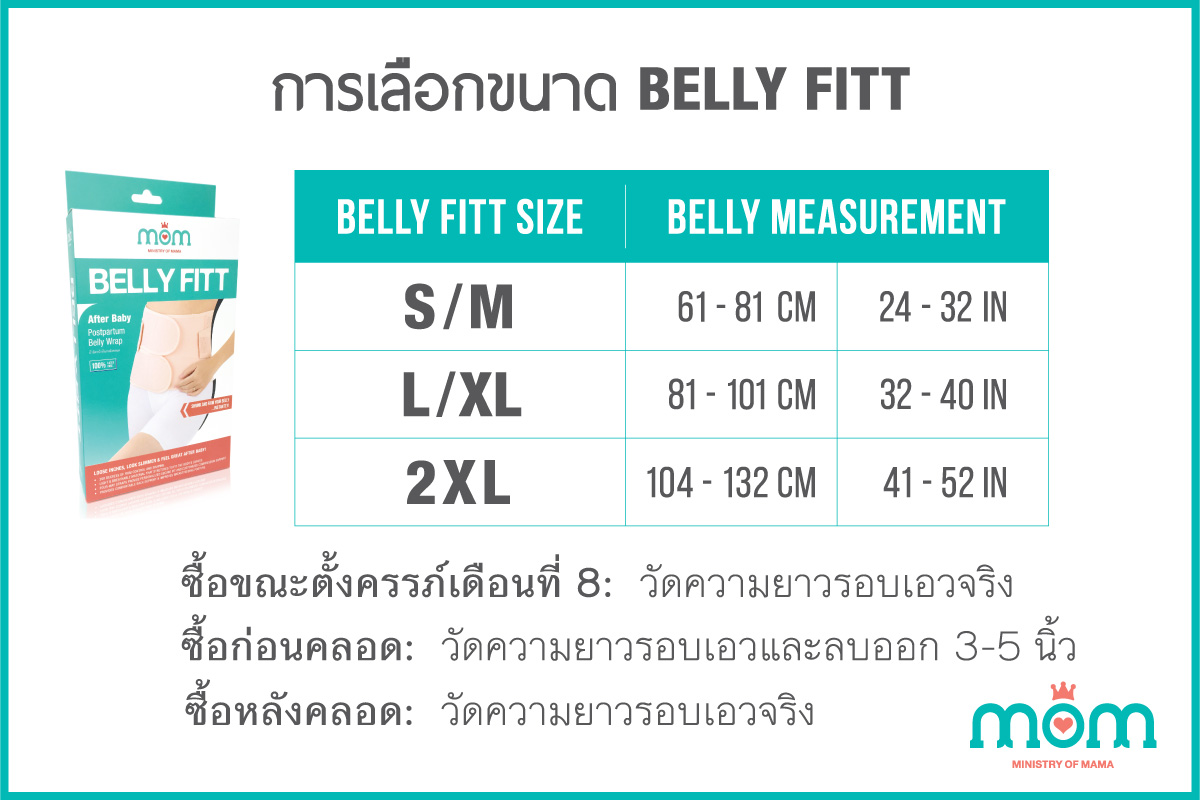 Ministry of mama ผ้ารัดหน้าท้องหลังคลอด Belly Fitt – Classic
