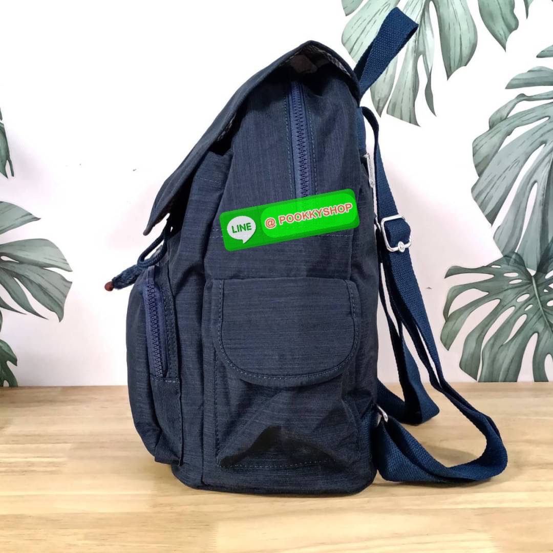 Kipling City Pack Medium Backpack กระเป๋าเป้ Kipling ขนาดกลาง วัสดุ Polyester 100% มีหูหิ้วด้านบน -ด้านหลัง มีซิปหลัง 1ช่องลึก -ด้านข้างมีช่องใส่ของเล็กน้อยทั้ง 2 ด้าน เปิด-ปิด ด้วยกระดุมแม่เหล็ก -ด้านหน้ามีช่องซิปใส่ของแยก 1 ช่อง และ ช่องปรับขนาดด้วยสายล