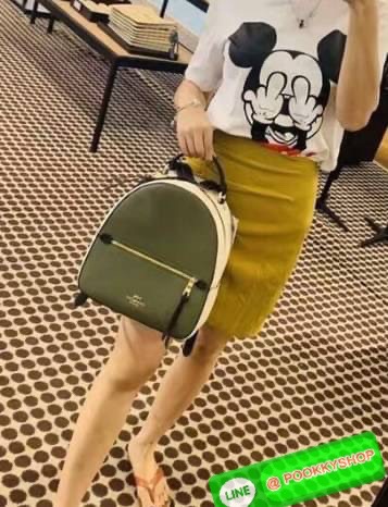 COACH JORDYN BACKPACK ((C2732//76623)) 🌹🌹ไม่มียังไงไหว ต้องบอกว่าน้องสวยมากๆค่า! กระเป๋าสะพายหลังแบบมีหูหิ้ว หนังแแท้ ลายหนังสวยน่าใช้มากค่ะ ด้านหน้ามีช่องซิปใส่มือถือหรือของจุกจิกลงไปได้ค่ะ เปิด-ปิดกระเป๋าแบบซิปคู่ห้อยหนัง ภายในกว้างใส่สั