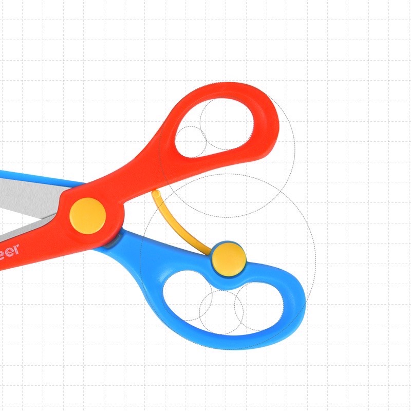 Mideer มิเดียร์ KIDS SCISSORS กรรไกรสำหรับเด็ก ของเล่น ของเล่นเสริมพัฒนาการ