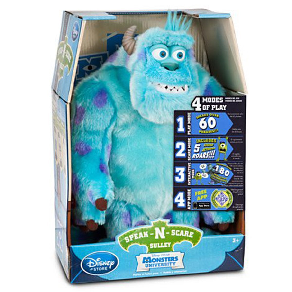z Sulley Speak-N-Scare Talking Action Figure - Monsters University(พร้อมส่ง)(ถ่านหมดค่ะ)