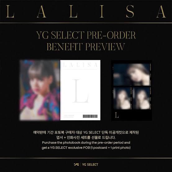 พร้อมส่ง LISA PHOTOBOOK LALISA PHOTOBOOK SPECIAL EDITION + YG GIFT